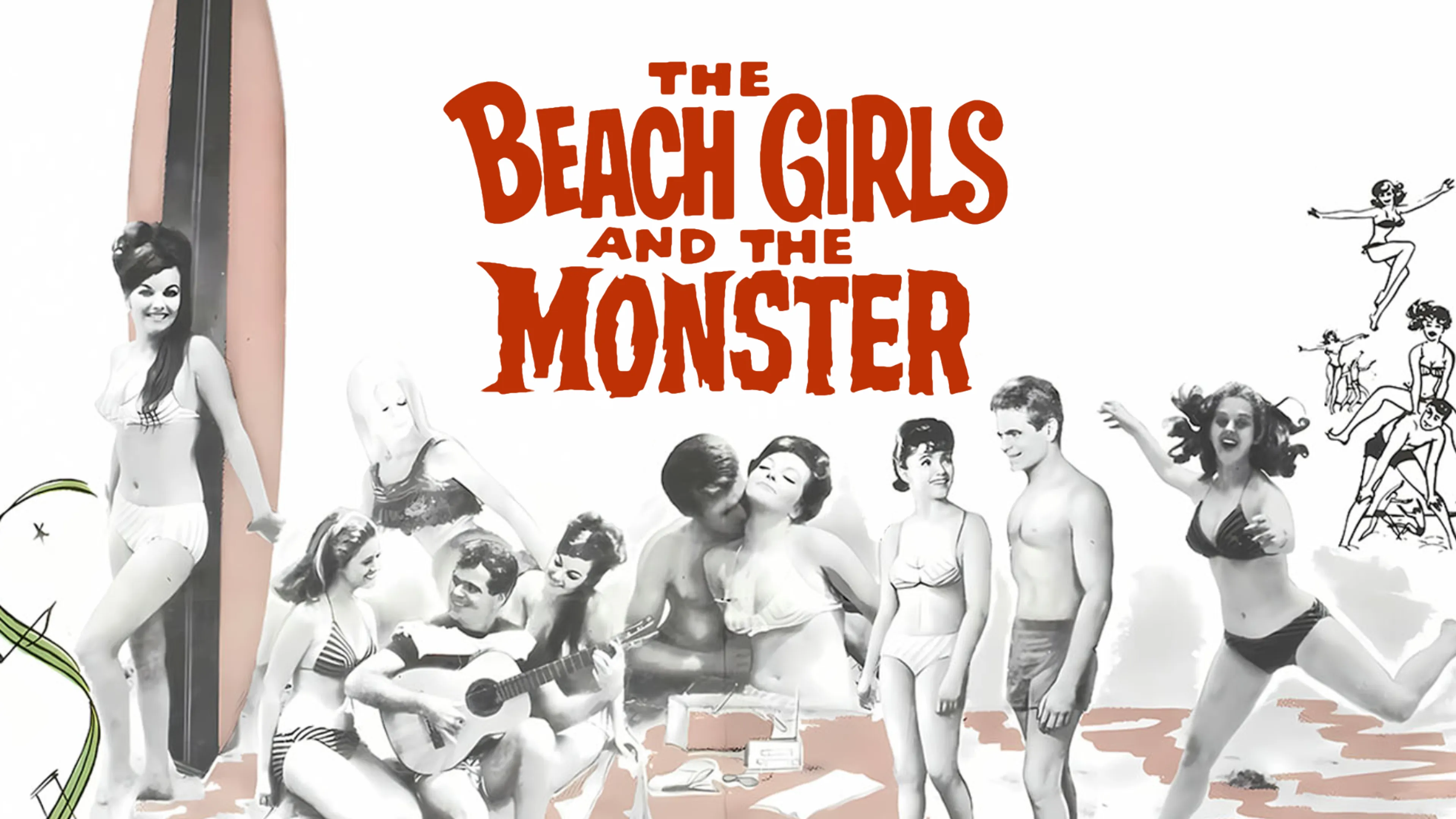 The Beach Girls and the Monster poster